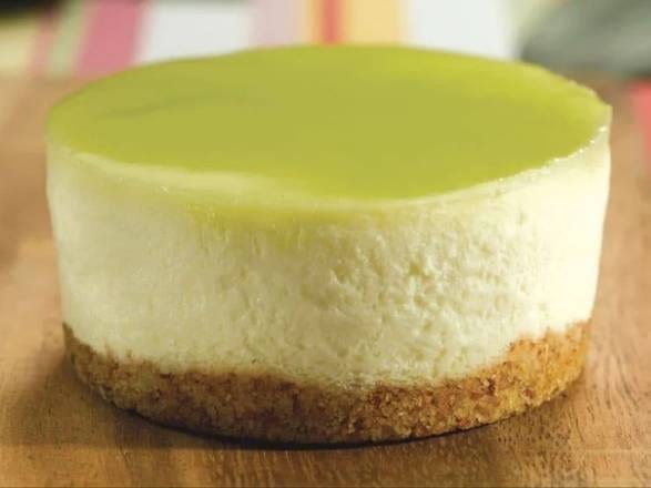 Mini Key Lime Cheesecake.