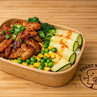 BBQ Chicken Rice Bowl